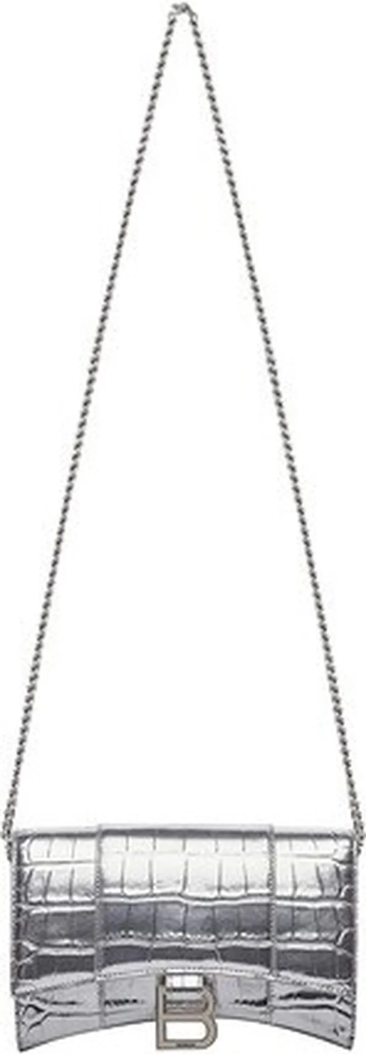 Hourglass wallet with chain