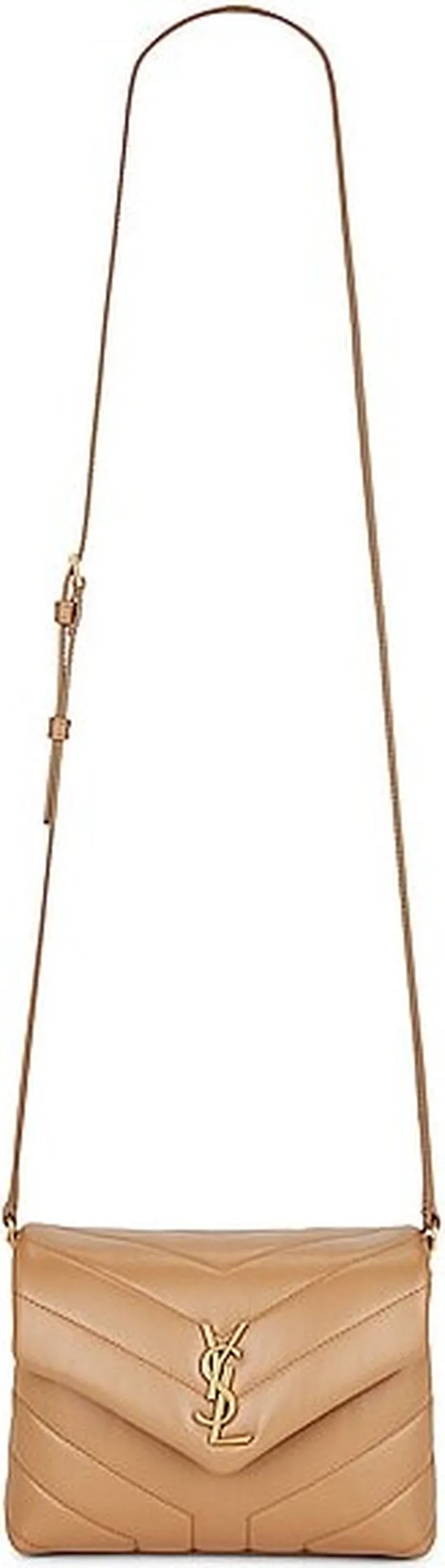 Saint Laurent Toy Loulou Bag in Tan