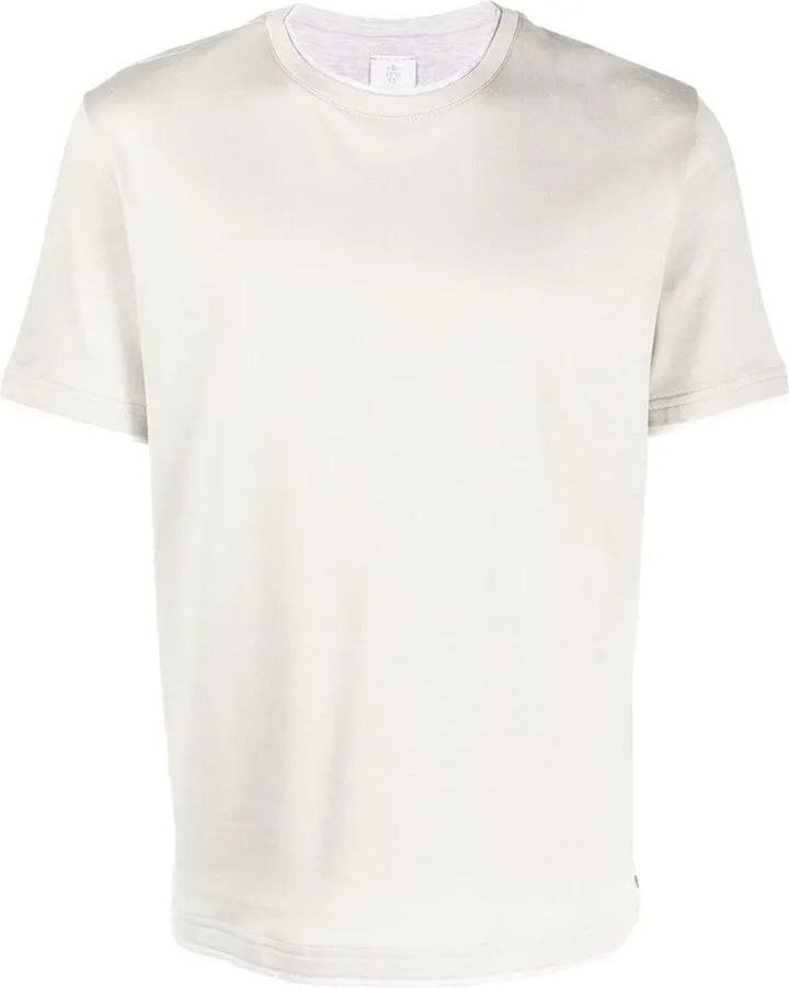 layered short-sleeve T-shirt