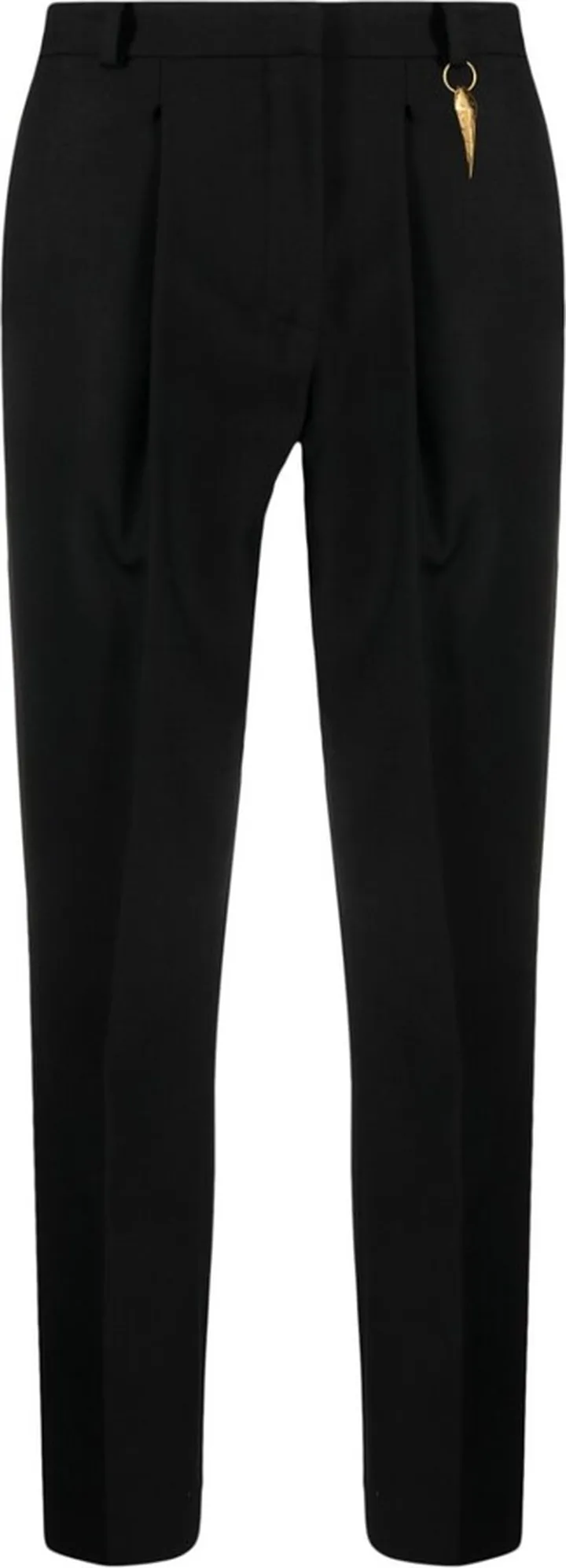 Pressed-Crease Cropped Trousers