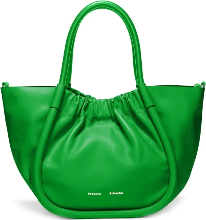 Small Ruched Tote Bag