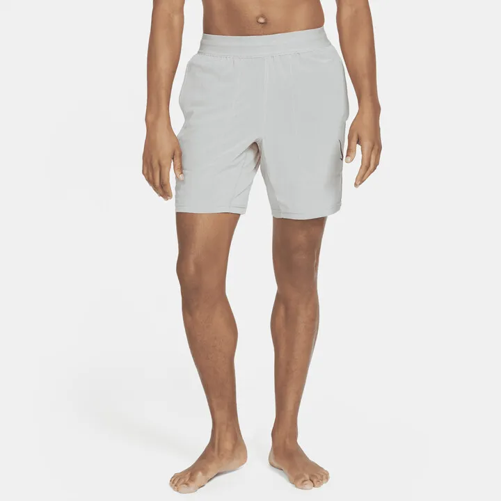Men's Nike Yoga Dri-FIT Shorts in Grey