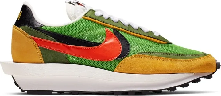 x sacai LdWaffle "Green Gusto" sneakers