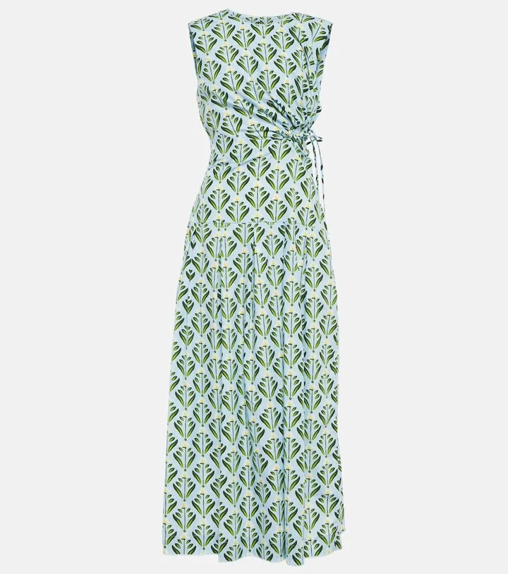 Otono Margarita cotton poplin midi dress