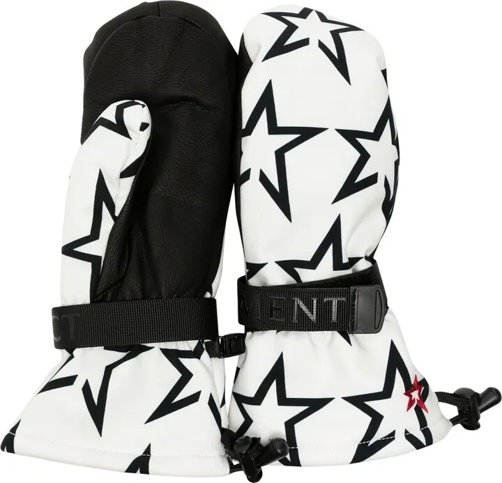 Davos star-print mitts