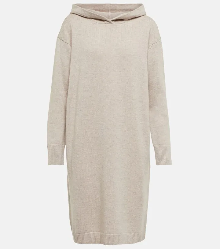 Jack wool and cashmere hoodie dress