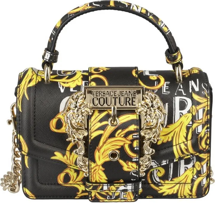 Versace Jeans Couture Regalia Baroque-Printed Chain-Linked Shoulder Bag