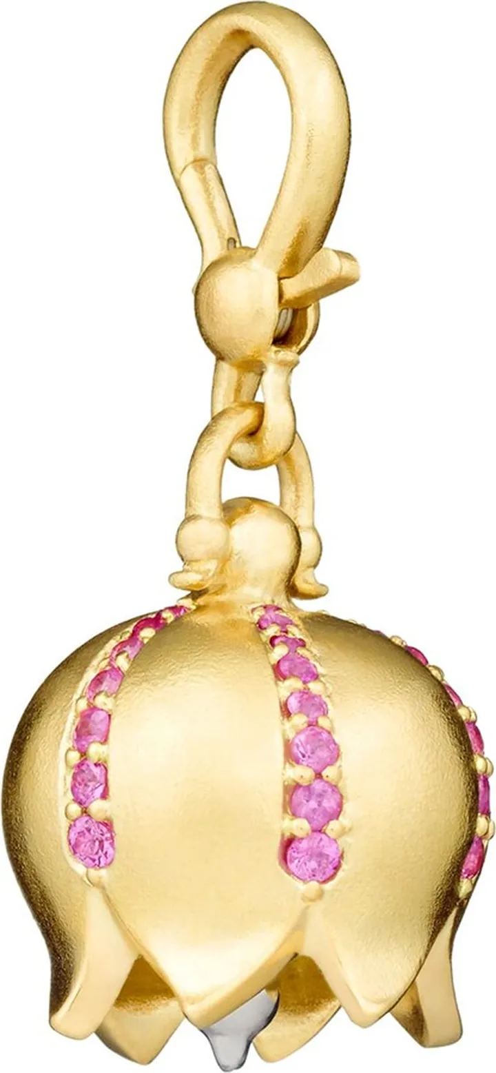 Pink Sapphire Tinker Bell Charm