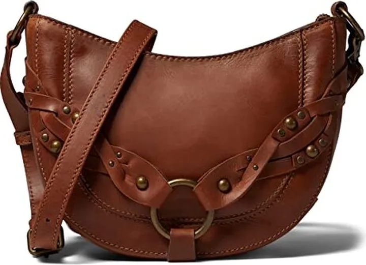 Frye Aubrey Mini Crossbody (Cognac) Handbags