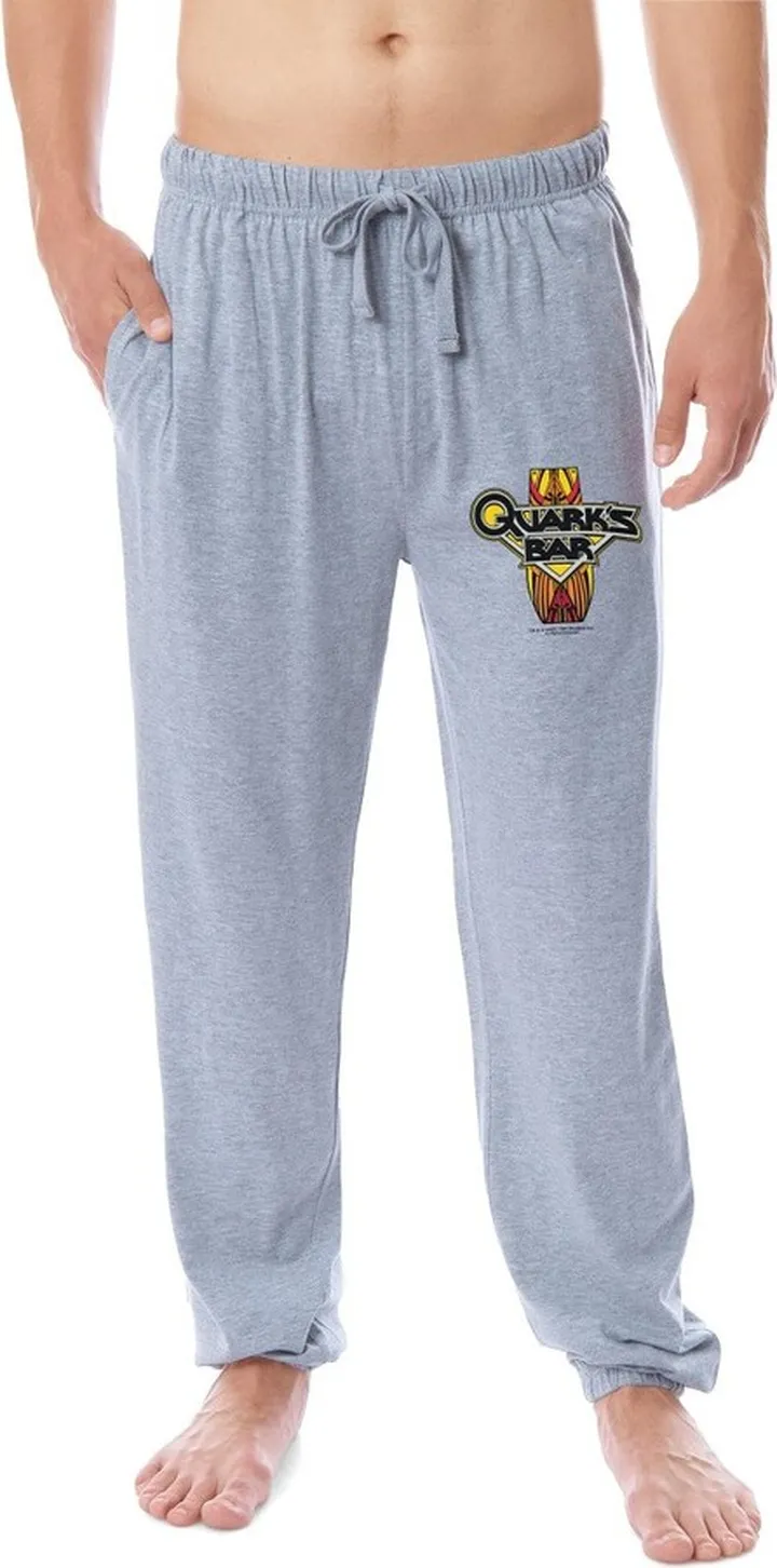 Star Trek: Deep Space Nine Mens' Quark's Bar Sleep Jogger Pajama Pants (Small) Grey