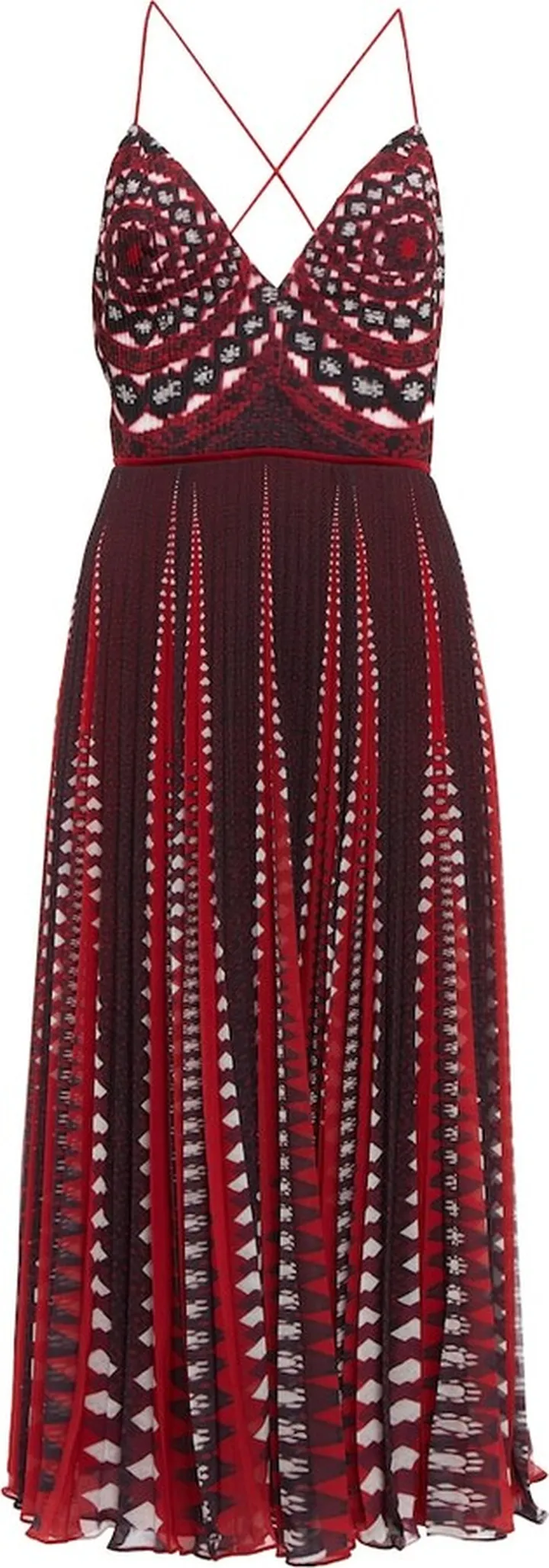 Oceanid printed midi dress