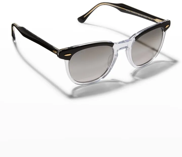 Polarized Round Acetate Sunglasses