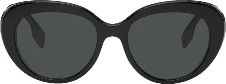 Burberry Black Round Sunglasses