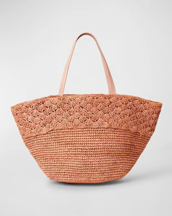 Sera Straw Beach Tote Bag