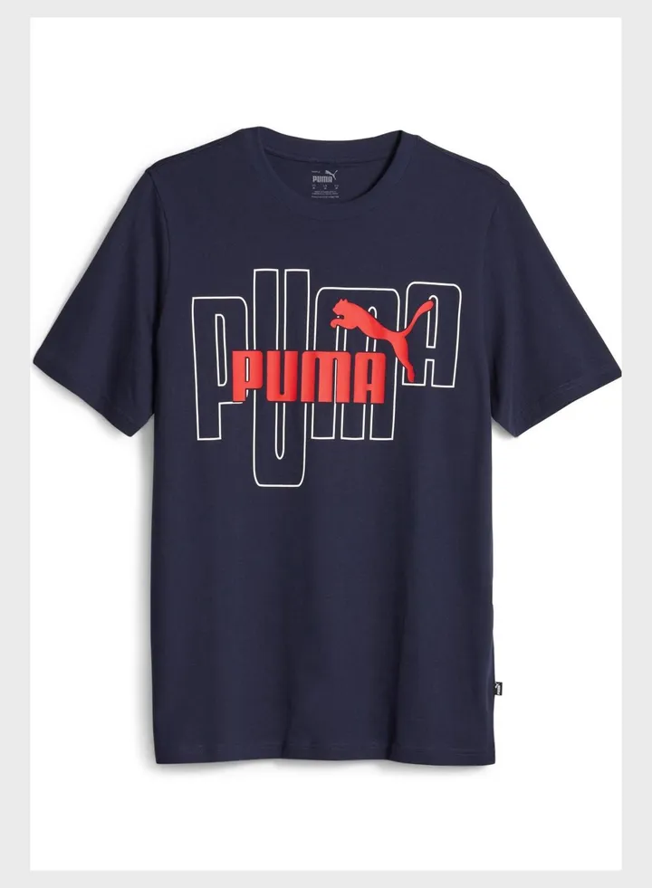 No 1 Logo Graphics T-Shirt