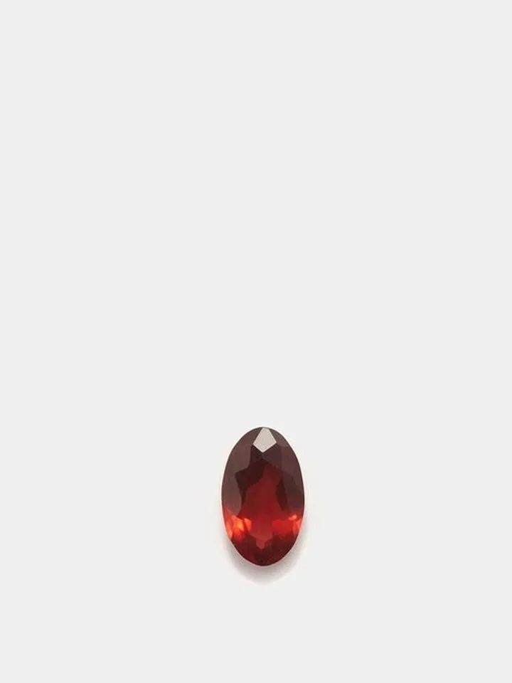 January Birthstone Garnet Charm