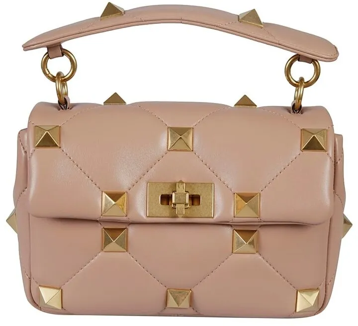 Valentino Garavani Roman Stud Quilted Shoulder Bag