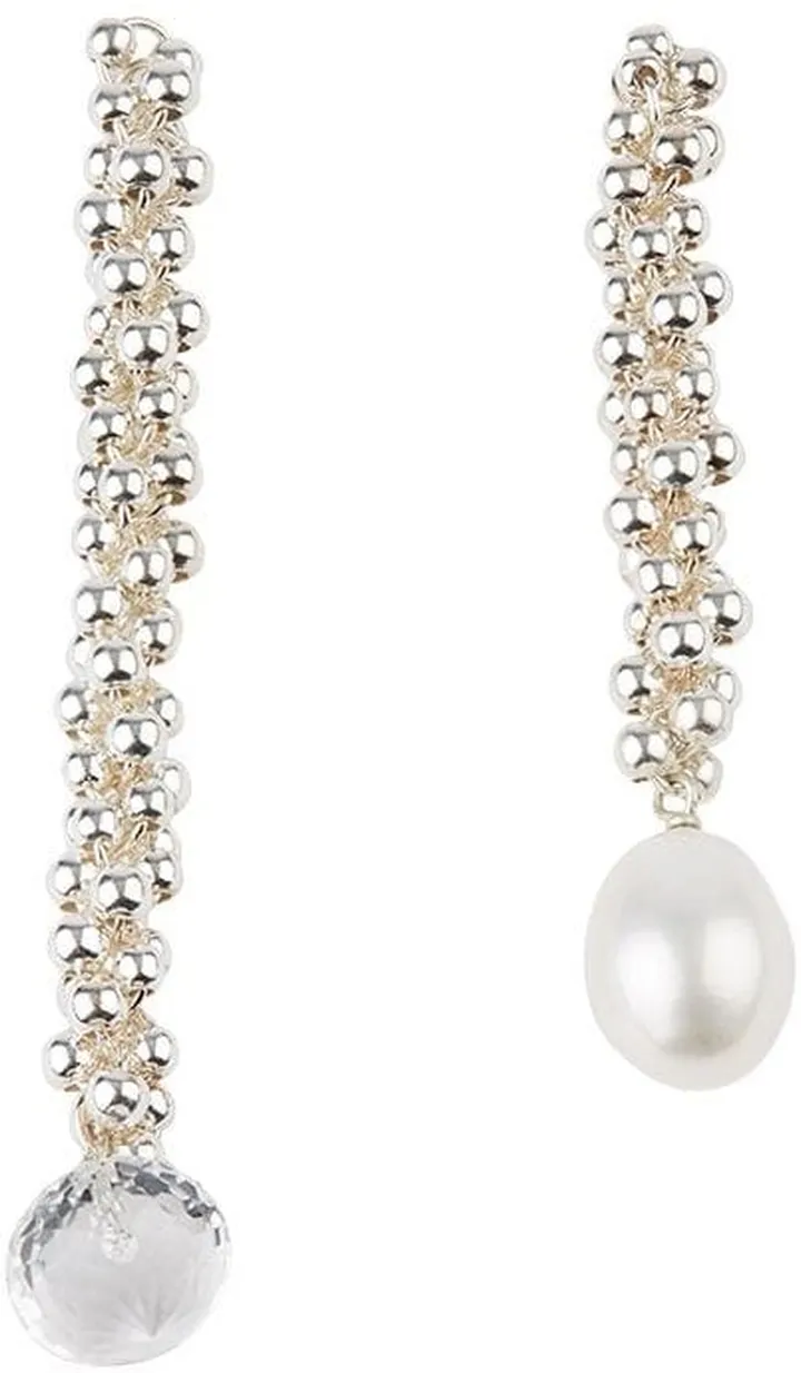The Reunion Of The Stars pearl-detail drop earrings
