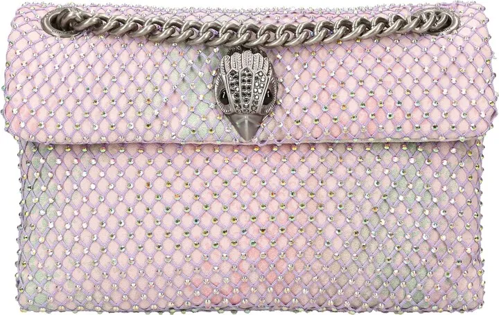 Mini Kensington Embellished Fabric Convertible Crossbody Bag