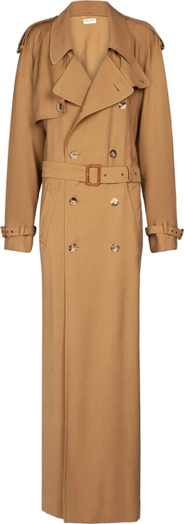 Twill trench coat