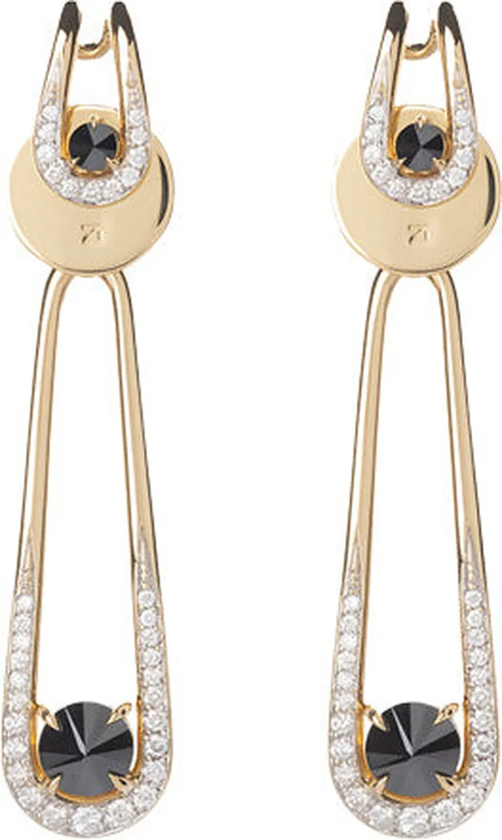 Black Diamond Earrings