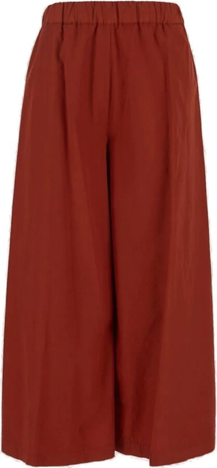 Barena Cropped Wide Leg Trousers