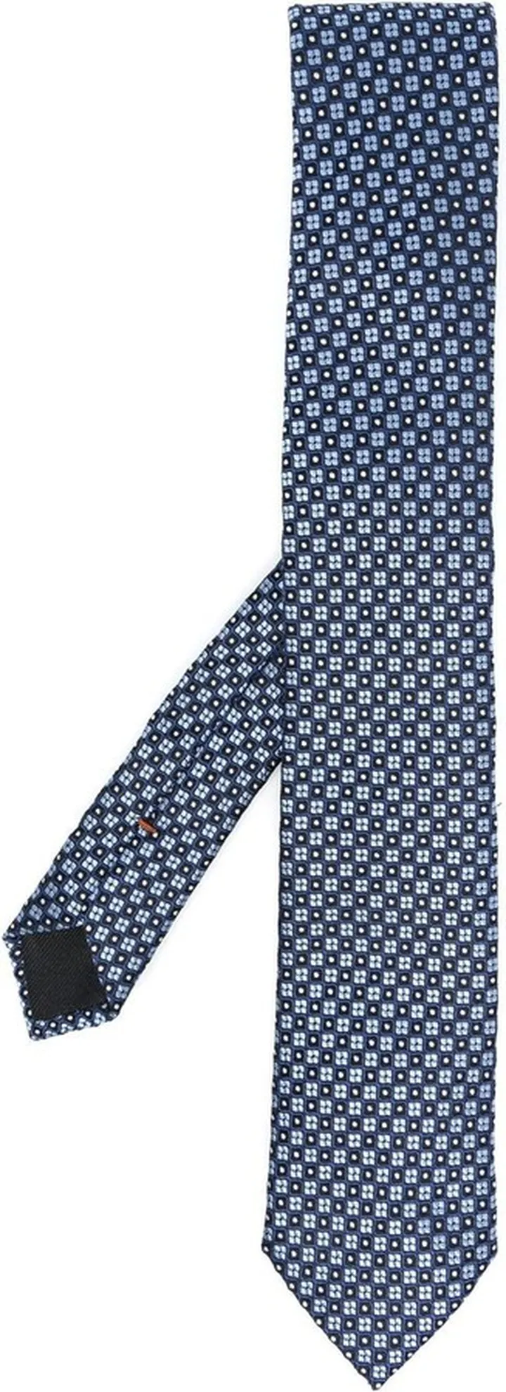 Embroidered Silk Tie