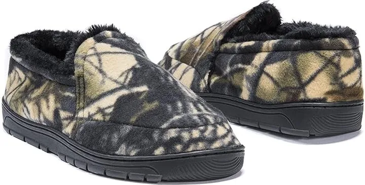 MUK LUKS S Mens Camouflage Espadrille Slippers (Mossy Oak Breakup) Men's Slippers