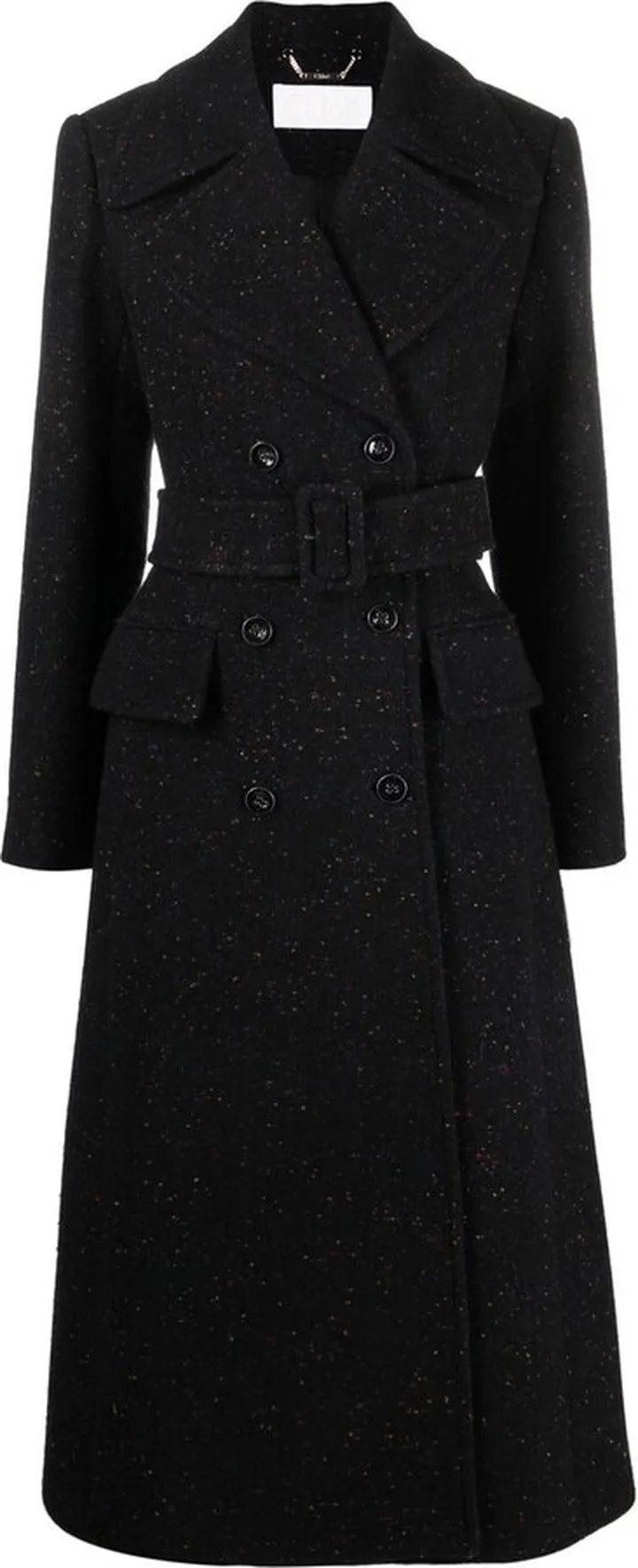 CHLOÉ- Long Double Breasted Coat