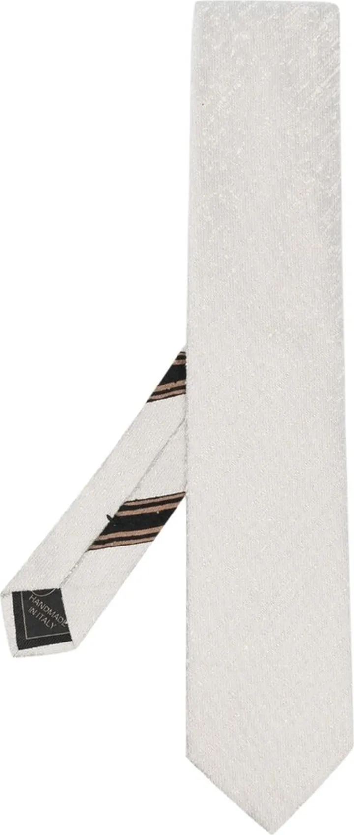 Textured-Finish Silk Tie