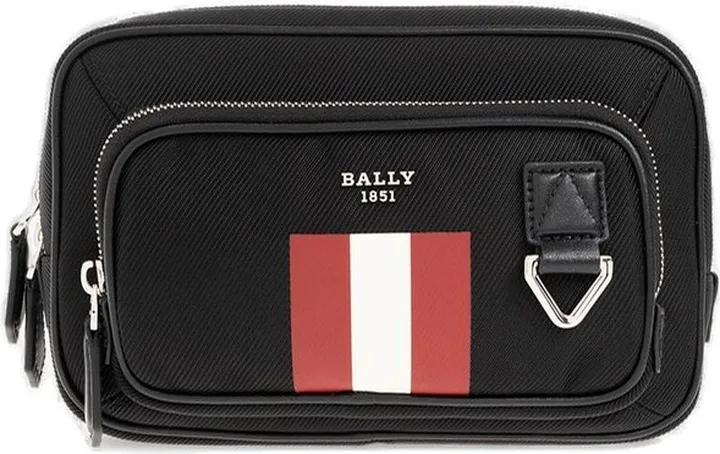 Bally Striped Zip-Up Belt Bag