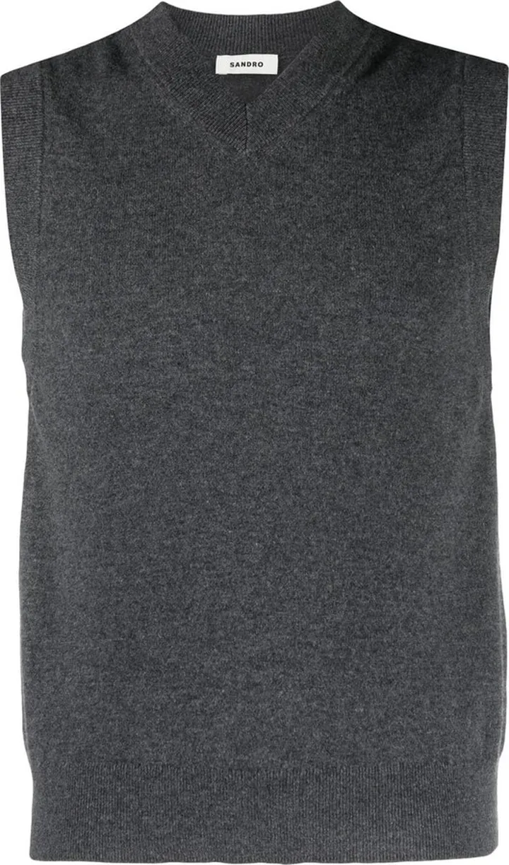 V-neck sleeveless tank top