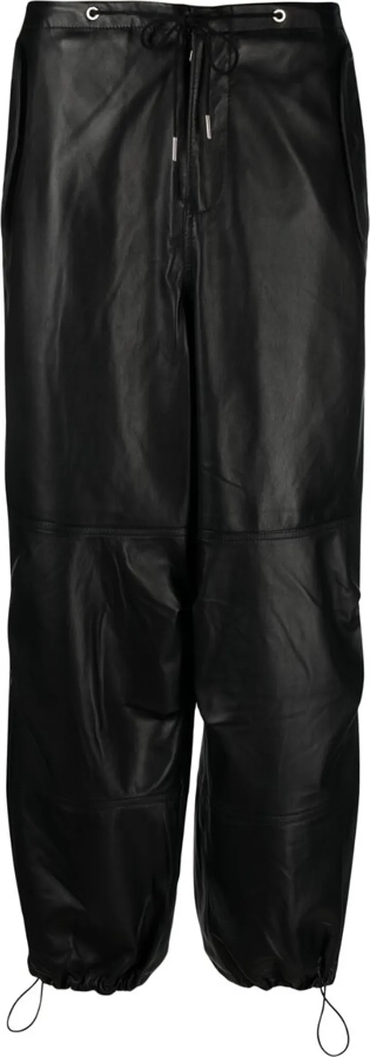 Leather Track Pants