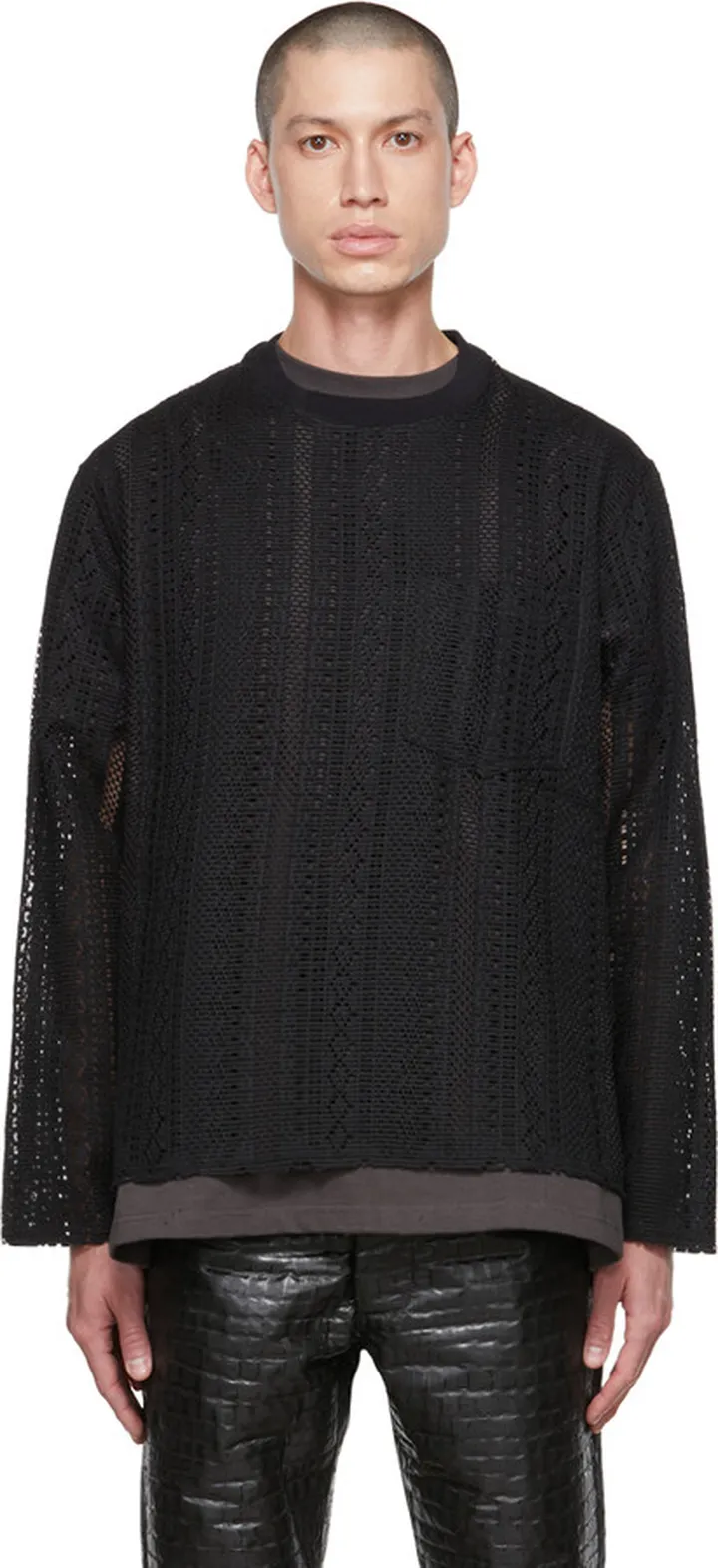 Song for the Mute Back Lace Long Sleeve T-Shirt