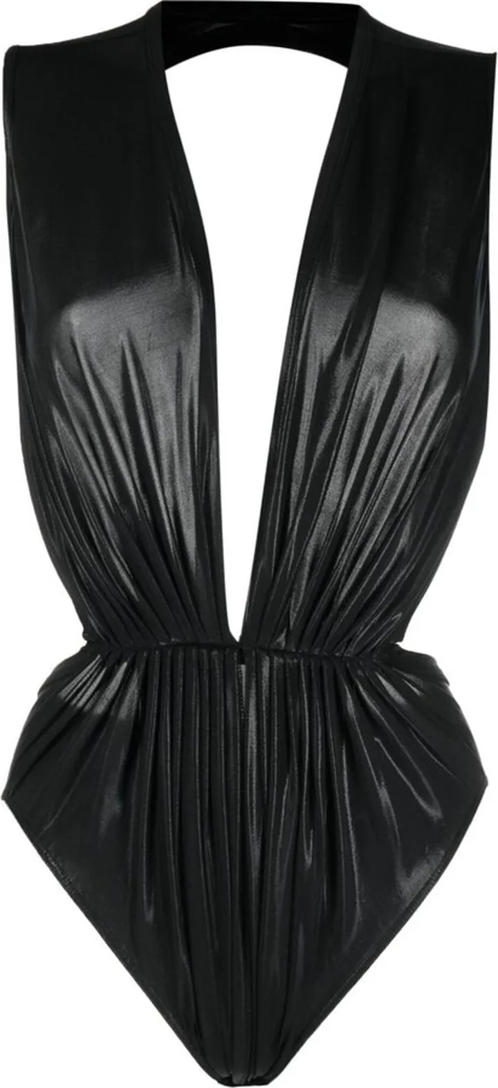 RICK OWENS- Deep V-neck Bodysuit