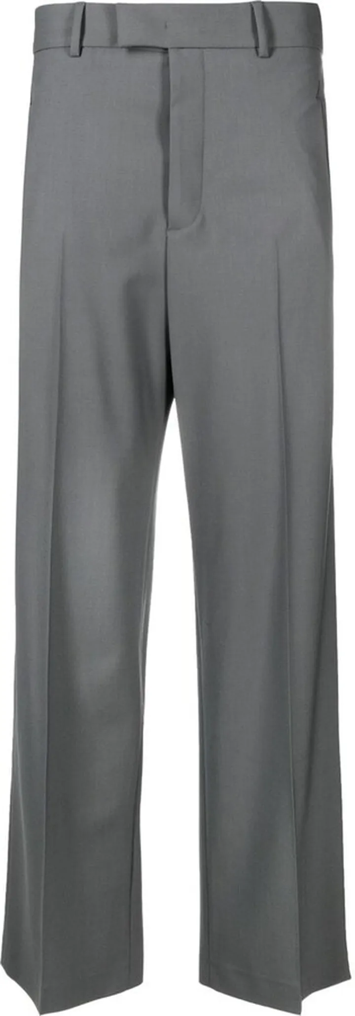 Mid-Rise Straight-Leg Trousers