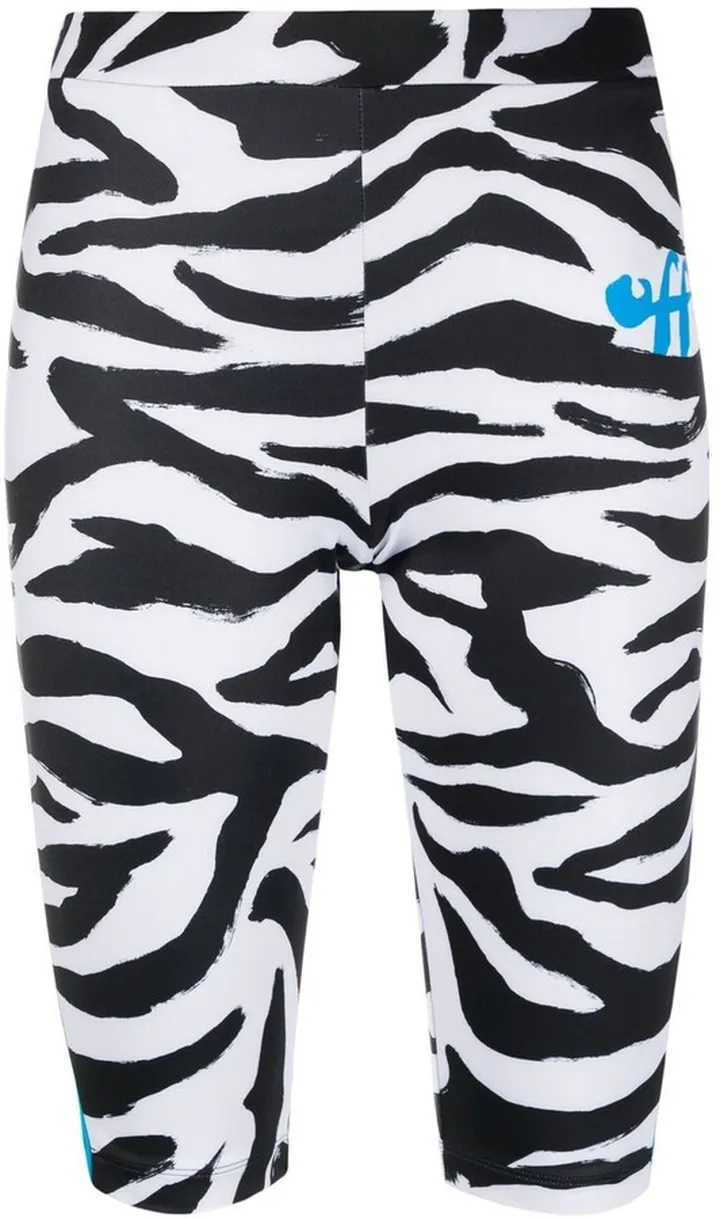 Zebra Print Cycling Shorts