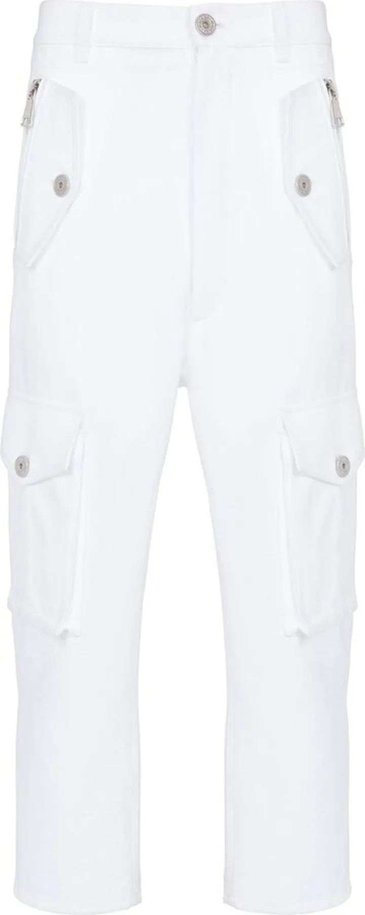 Cropped Cargo Trousers