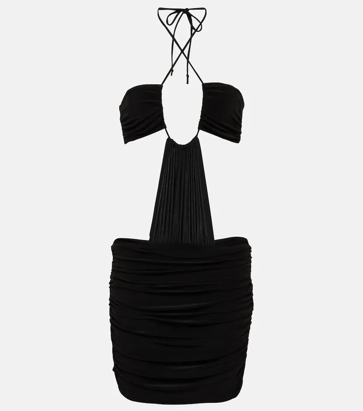 Jason Bill cutout jersey minidress