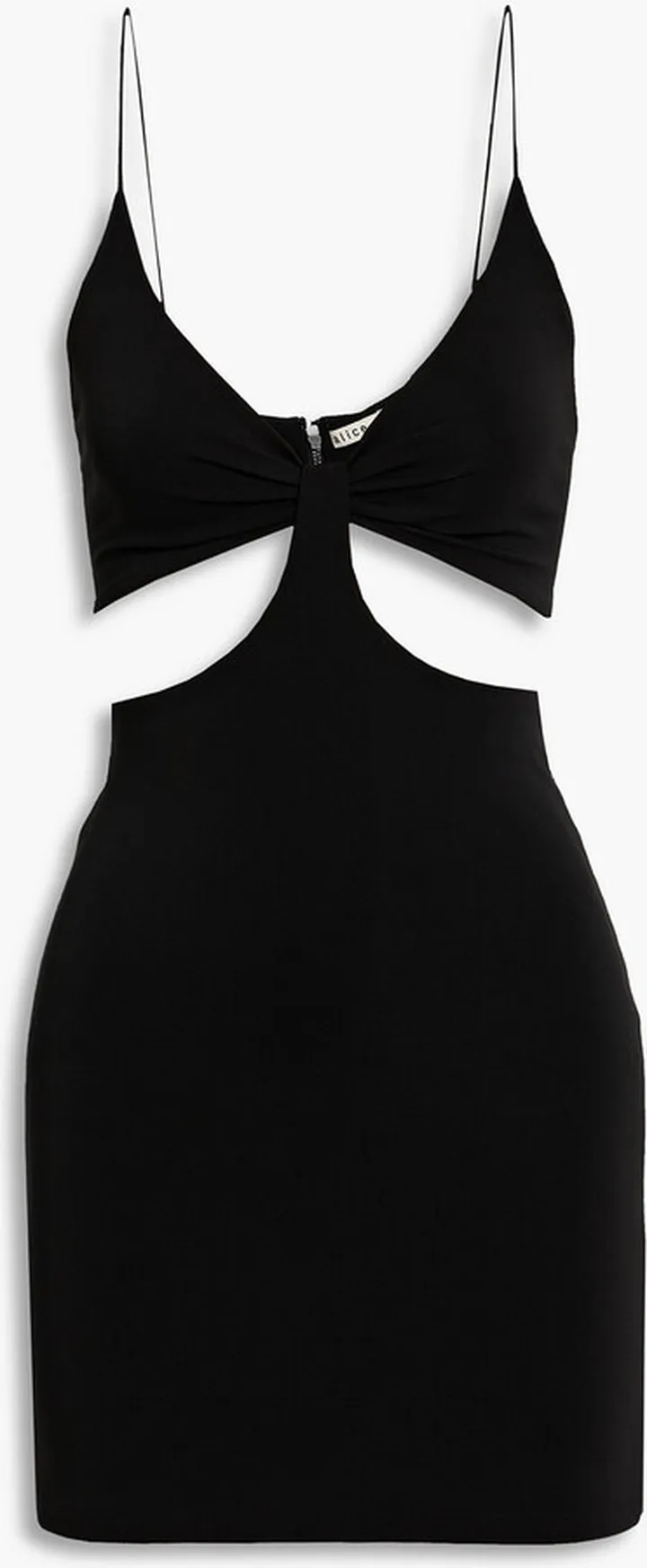 Havana cutout cady mini dress