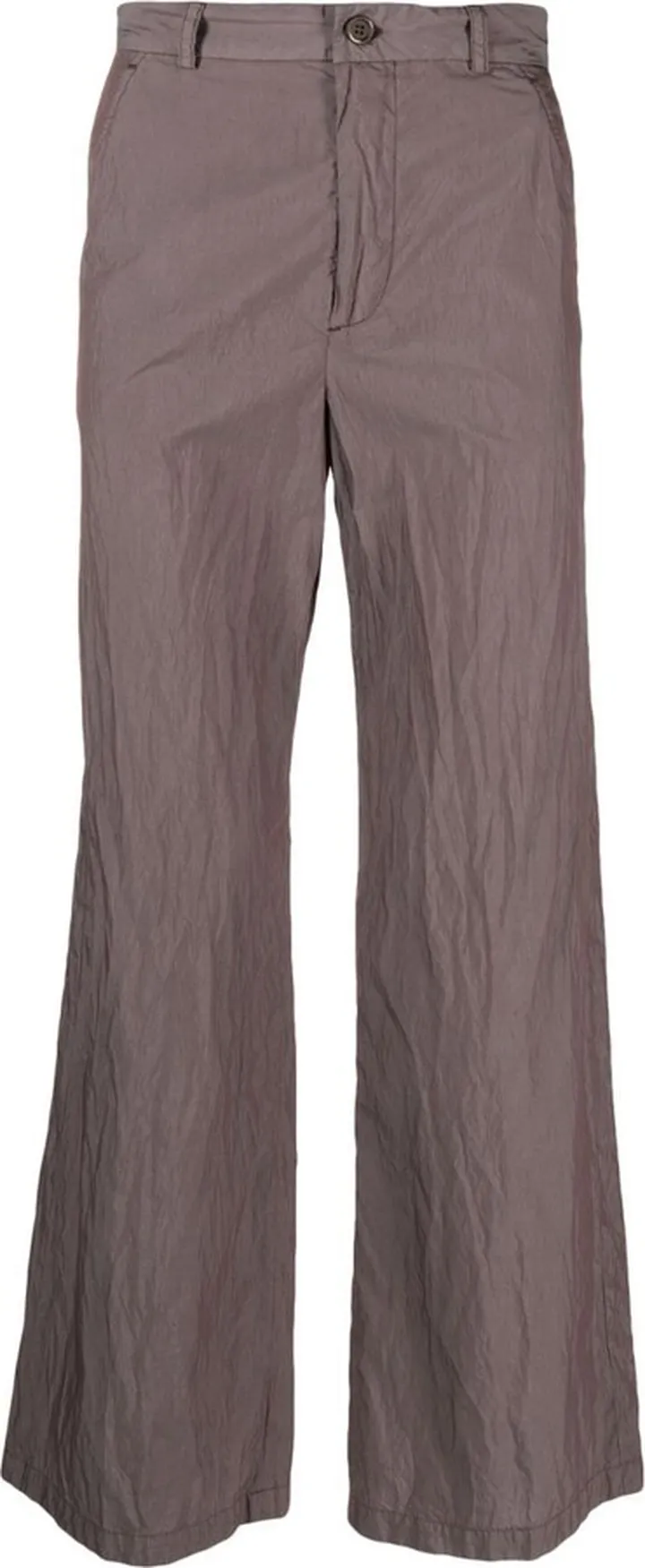 Wide-Leg Cotton Trousers