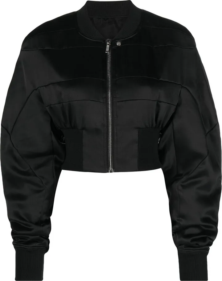 Girders cropped bomber jacket