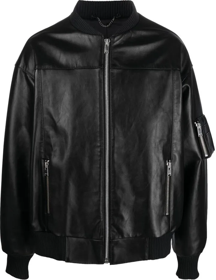 x Ufo361 leather bomber jacket
