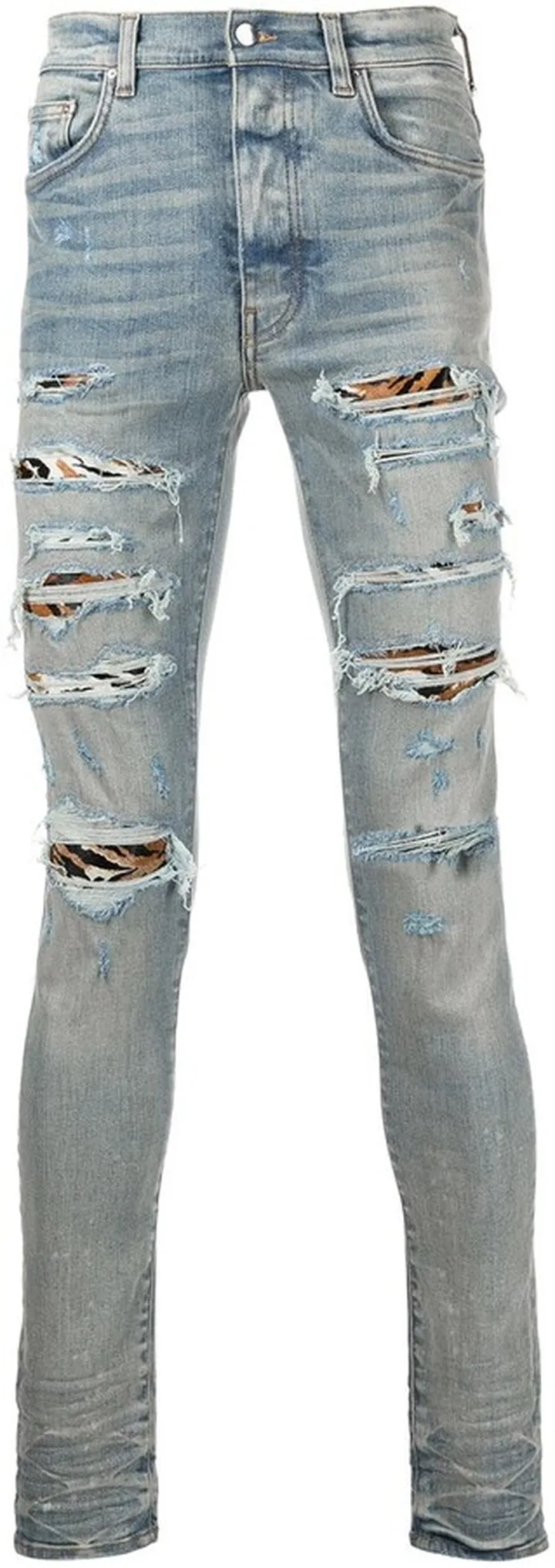 MX1 distressed skinny jeans