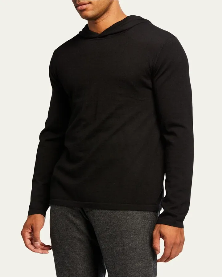 Men's Pullover Wool Hoodie