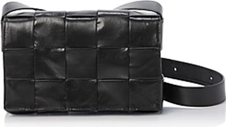 Bottega Veneta Borsa Intreccio Leather Crossbody Bag