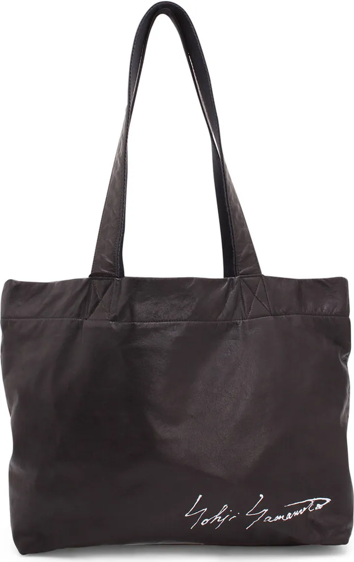Discord By Yohji Yamamoto Leather Shopping Bag