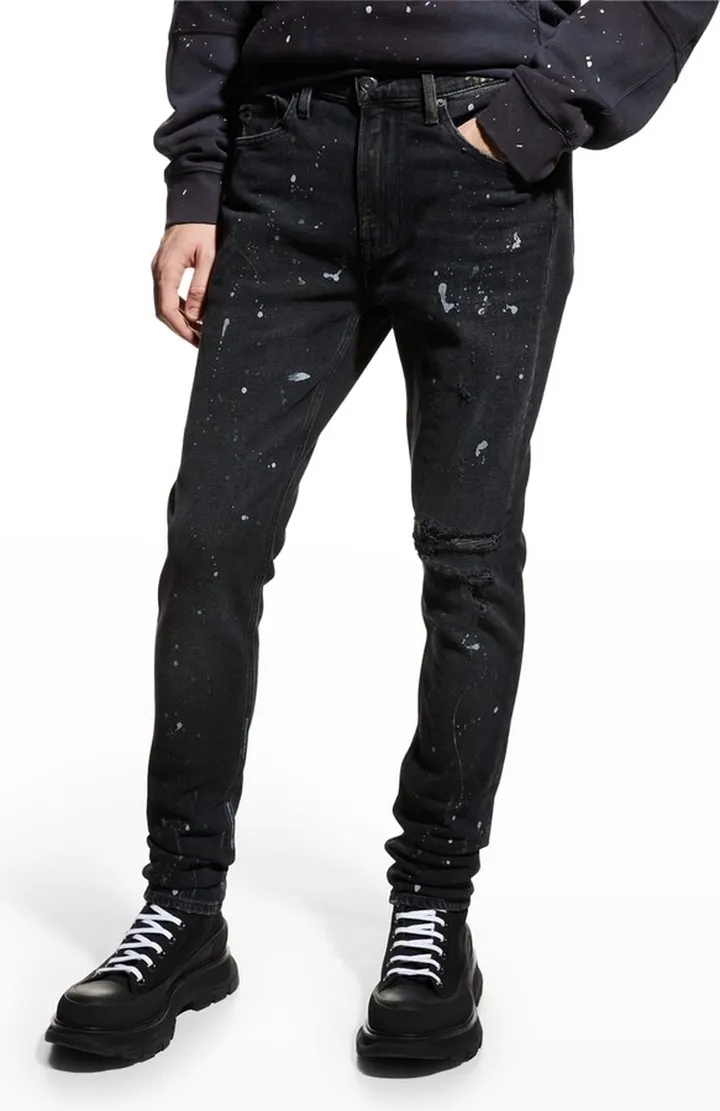 Men's Zack Skinny Jeans with Zip Fly