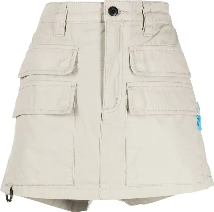 High-Waist Straight-Leg Shorts
