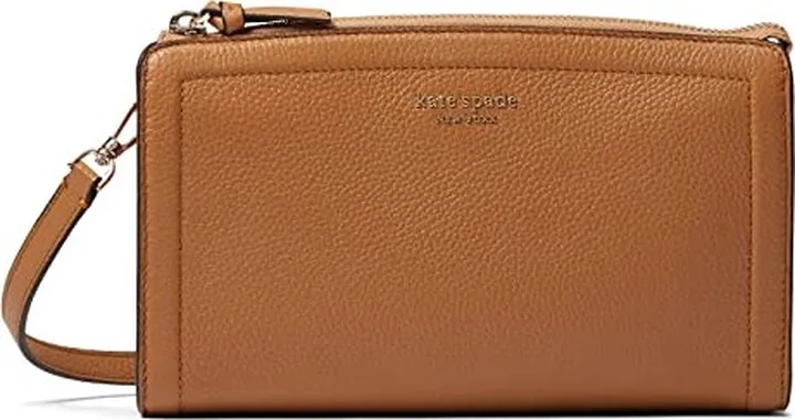 Kate Spade New York Knott Pebbled Leather Small Crossbody (Bungalow) Cross Body Handbags